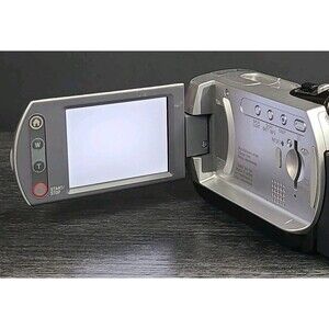 Sony Handycam DCR-SR42 Digital Video Camera Camcorder FOR PARTS - WHITE SCREEN